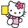 Gelbe Karte Hello Kitty